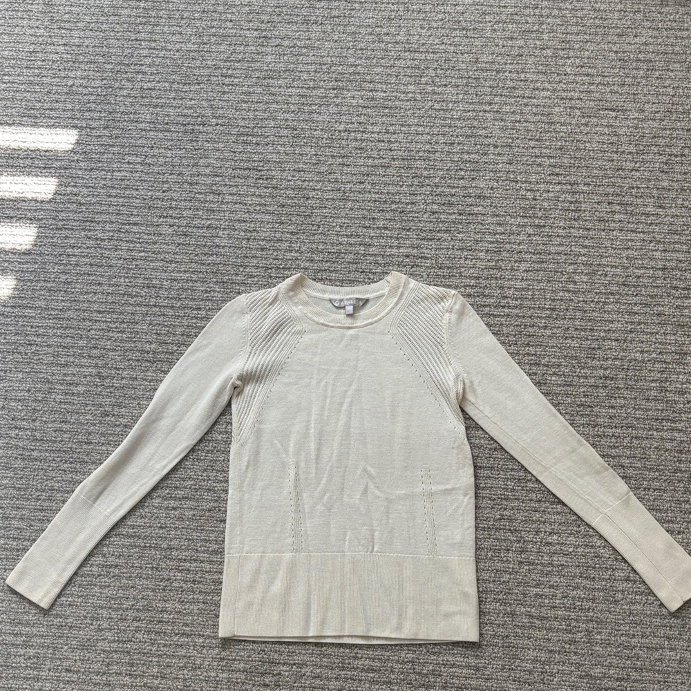 Athleta Cream Sweater